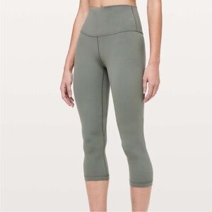 Lululemon Align Crop 21” grey sage